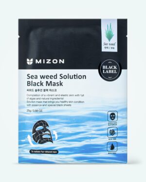 Mizon - Mizon Sea Weed Solution Black Mask 25 g
