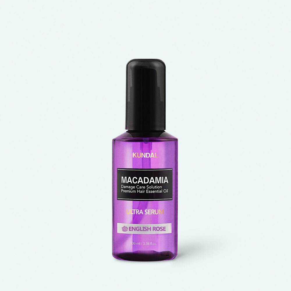 Kundal Macadamia Ultra Hair Serum English Rose 100ml - MoonGlow