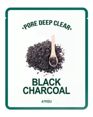A'Pieu - A'pieu Pore Deep Clear Black Charcoal Mask  25gr