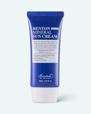 Benton - Cremă de protecție solară minerală Benton Skin Fit Mineral Sun Cream SPF50+/PA++++, 50 ml