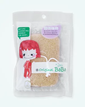 Dr. Lola - Burete natural pentru copii pentru curățarea corpului Dr.Lola Original BaBa Cleansing Sponge (bej)