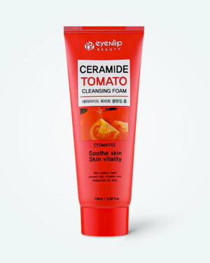 Eyenlip - Spumă pentru curățarea feței cu extract de roșii Eyenlip Ceramide Tomato Cleansing Foam 100 ml