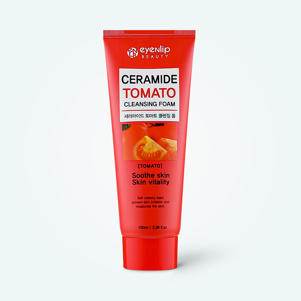 Eyenlip - Пенка для очищения лица с экстрактом томатов Eyenlip Ceramide Tomato Cleansing Foam 100 мл