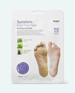 Fascy - Mască exfoliantă pentru picioare Fascy Sunshine Foot Peel Mask 40g