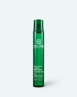 Floland - Filler răcoritor pentru păr și scalp Floland Biotin Scalp Cooling Ampoule 13ml