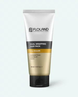 Floland - Mască cu proteine pentru netezirea părului Floland Dual Wrapping Hair Pack Airy Smooth 120ml