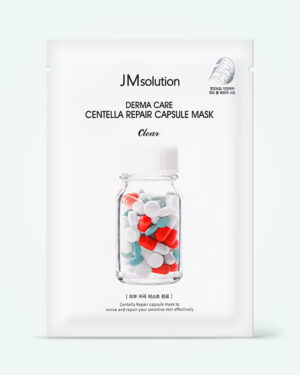 JMsolution - Mască de celuloză calmantă cu centella asiatica JMsolution Derma Care Centella Repair Capsule Mask Clear 30 ml
