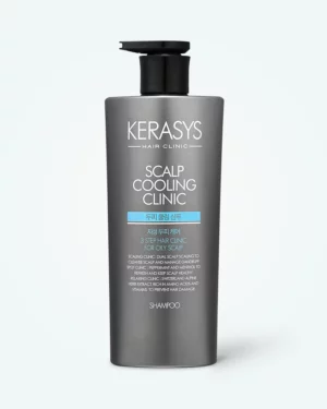 Kerasys - Șampon pentru scalpul gras predispus la mătreață Kerasys Scalp Cooling Clinic Shampoo 600ml