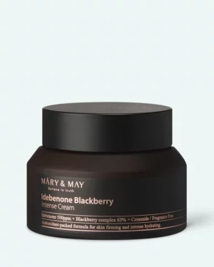 MARY & MAY - Cremă antioxidantă cu idebenone și extract de mure MARY & MAY Idebenone Blackberry Intense Cream 70g