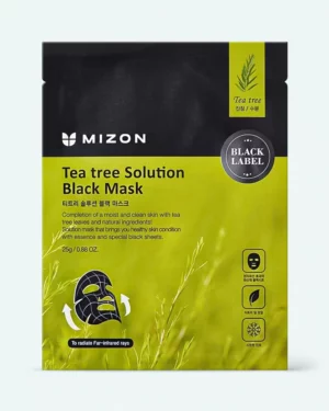 Mizon - Mizon Tea Tree Solution Black Mask 25 g