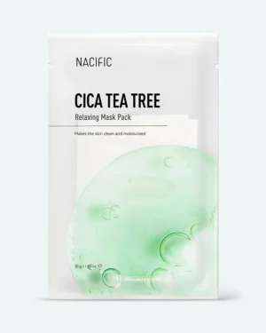 Nacific - Mască de centella calmantă Nacific Cica Tea Tree Relaxing Mask Pack 30g