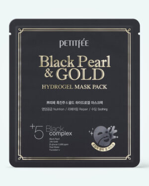 Petitfee & Koelf - Petitfee Black Pearl & Gold Hydrogel Mask Pack