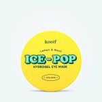 Petitfee & Koelf - Patch-uri pentru ochi revitalizante cu lămâie și busuioc Koelf Ice-Pop Lemon & Basil Hydrogel Eye Mask