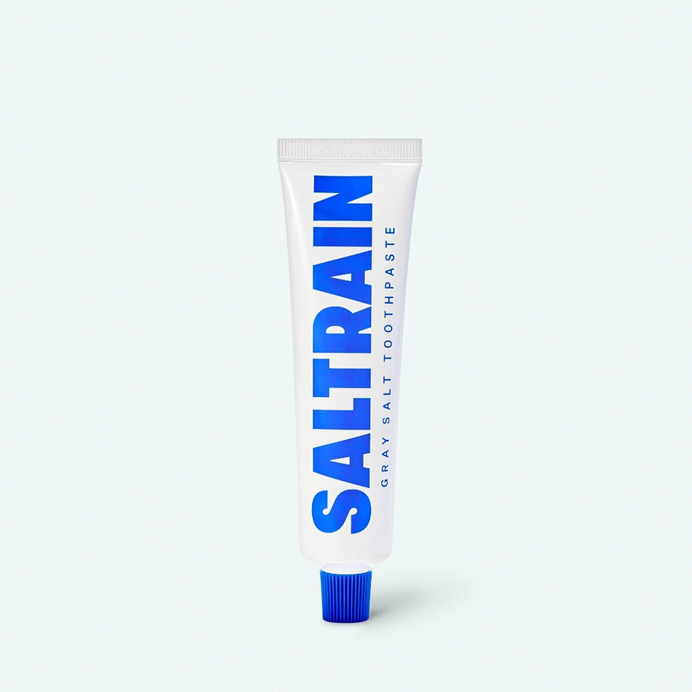 SALTRAIN - Мини-зубная паста с морской солью SALTRAIN mini grey salt toothpaste 30g