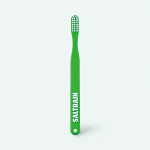 SALTRAIN - Зубная щетка Зелено-белая SALTRAIN tooth brush (GW)