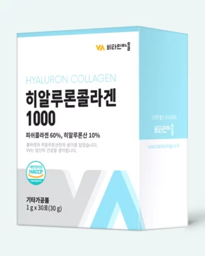 Vitamin Village - Pudră de colagen cu acid hialuronic Vitamin Village Hyaluron Collagen 1000 1g x 30 (#1683)