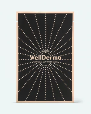 WELLDERMA - Mască textilă de curățare cu cărbune WellDerma GE Charcoal Sea Water Mask