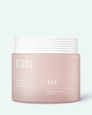 Acwell - Cremă-bază hidratantă cu extract de perle Acwell Real Aqua Balancing Glow Cream 50ml