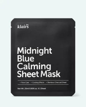 dear Klairs - Dear, Klairs Успокаивающая маска Midnight Blue Calming Sheet Mask