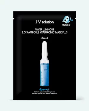 JMsolution - JMsolution Water Luminous S.O.S Ampoule Hyaluronic Mask Plus Black 35 ml