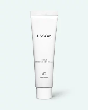 LAGOM - Cremă pentru pielea problematică și sensibilă Lagom Cellus Sensitive Cica Cream 60ml