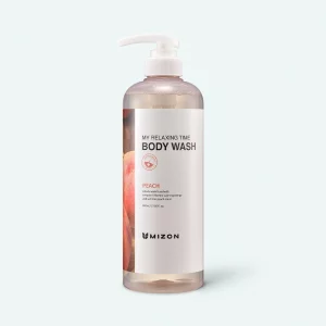 Gel de duș cu extract de piersică Mizon My Relaxing Time Body Wash Peach 800 ml