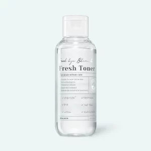 Toner antibacterian pentru ten problematic cu acid salicilic Mizon Good Bye Blemish Fresh Toner 120ml