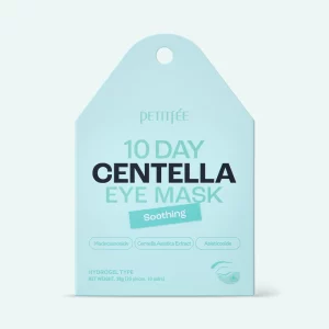 Patch-uri calmante cu centella Petitfee 10 Day Centella Eye Mask Soothing 20pieces