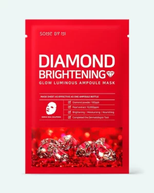 Some By Mi - Mască de țesătură pentru luminozitate SOME BY MI Glow Luminous Ampoule Mask Sheet Red Diamond Brightening