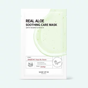 Mască de țesătură cu extract de aloe Some BY MI Real Aloe Soothing Care Mask