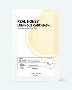 Some By Mi - Mască de țesătură cu extract de miere SOME BY MI Real Honey Luminous Care Mask