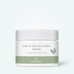 Cremă calmantă cu ceai verde și colagen The Skin House Green Tea Collagen Cream 50 ml