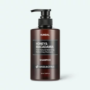Kundal - Шампунь для волос "Базилик и цитрусовые" Kundal Honey & Macadamia Shampoo Basil & Citrus 500ml
