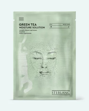 Steblan - Тканевая маска для лица Steblanc Green Tea Moisture Solution