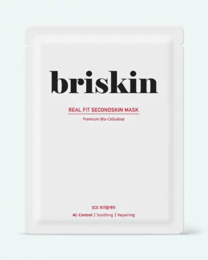 Briskin - Маска для чувствительной и проблемной кожи Briskin  Real Fit Secondskin Mask Sheet SOS AC - Control