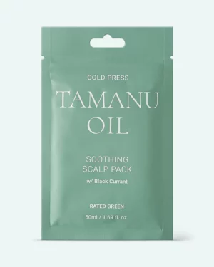 Rated Green - Успокаивающая маска для кожи головы Rated Green Cold Press Tamanu Oil Soothing Scalp Pack w/ Black Currant 50 ml