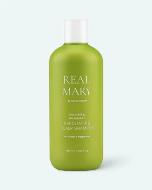 Rated Green - Глубокоочищающий отшелушивающий шампунь Rated Green Cold Brew Resemary Exfoliating Scalp Shampoo 400 ml
