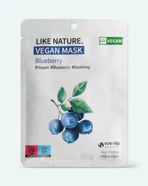 Eyenlip - Eyenlip Like Nature Vegan Mask Pack # Blueberry