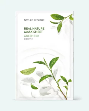 Nature Republic - Mască de ceai verde Nature Republic Real Nature Mask Sheet Green Tea
