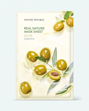 Nature Republic - Mască cu extract de măsline Nature Republic Real Nature Mask Sheet Olive