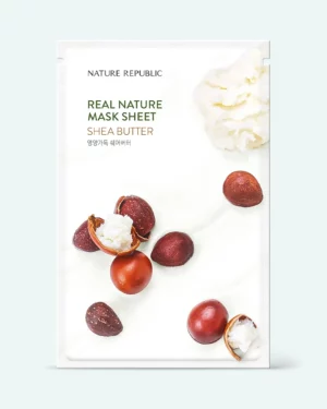 Nature Republic - Mască cu unt de shea Nature Republic Real Nature Mask Sheet Shea Butter