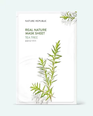 Nature Republic - Mască cu extract de arbore de ceai Nature Republic Real Nature Mask Sheet Tea Tree