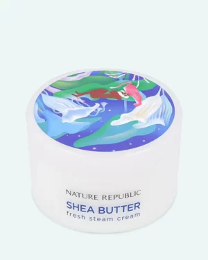 Nature Republic - Cremă de față cu aburi pentru pielea grasă și mixtă Nature Republic SHEA BUTTER  FRESH STEAM CREAM 100ml