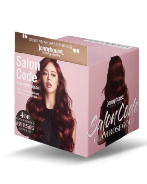 JENNY HOUSE - Vopsea de păr fără amoniac JennyHouse Salone code glam hair color Glam ROSE GOLD 70 ml+70ml