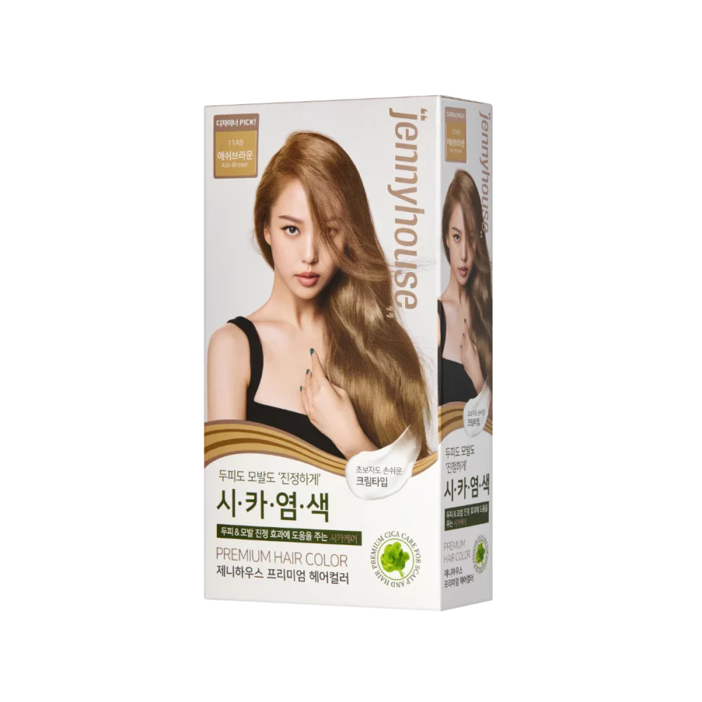 JENNY HOUSE - Vopsea de păr JH Premium hair color 11AB ASH Brown 60ml+60ml