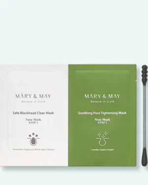 MARY & MAY - Mary&May Daily Safe Black Head Clear Nose Mask 10pcs