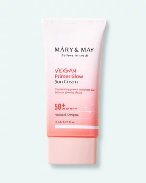 MARY & MAY - Mary&May Vegan Primer Glow Sun Cream SPF50+ PA++++ 50ml
