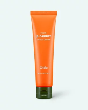 Ottie - Cremă hidratantă vegană cu suc organic de morcov Ottie Vegan Beta-Carrot Shield Cream 60ml