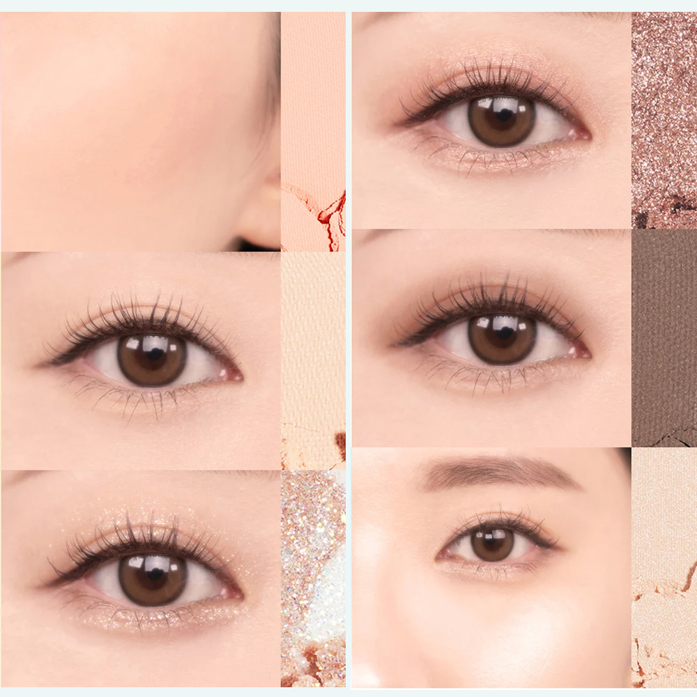 AMUSE Vegan Face All Palette 01 Moon Glow - MoonGlow